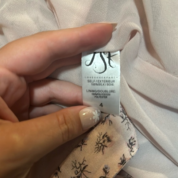 LoveShackFancy Silk Floral Ruffle Mini Skirt - Picture 8 of 9